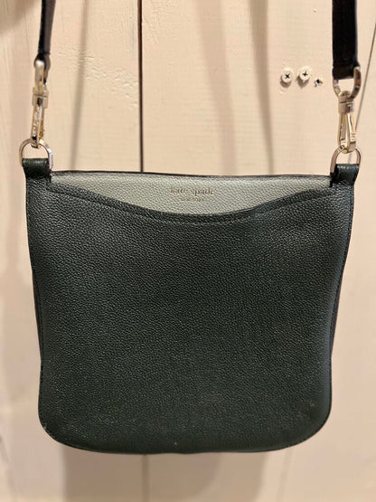 Kate Spade Army Green Leather Crossbody Purse