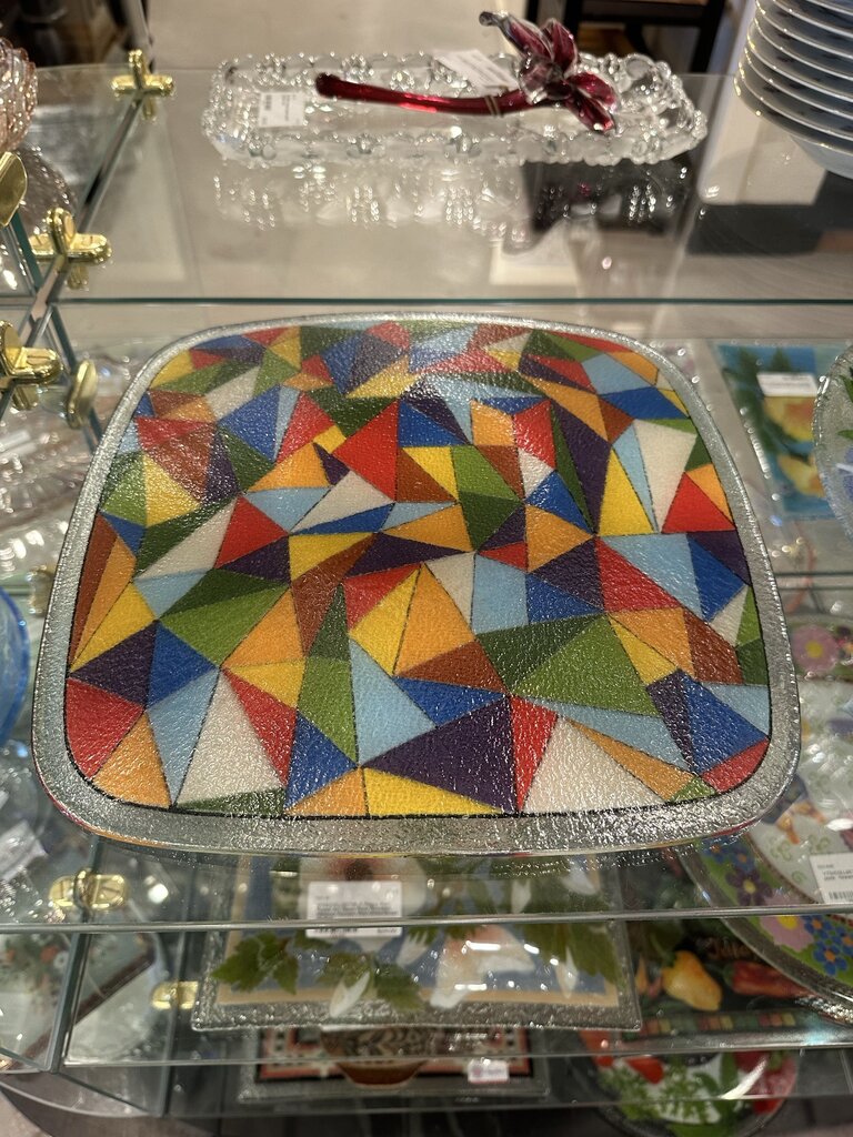 Peggy Karr Fused Art Glass Dish Stained Glass