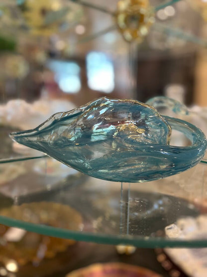 Vintage Hand Blown Swan Dish