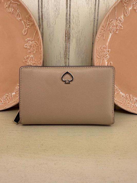 Kate Spade Adel Medium Warm Beige Bifold Wallet