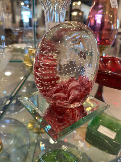 Monte Dunlavy Bubble Round Top Paperweight