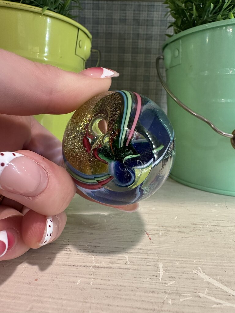 Glass Eye Studio Egg Paperweight