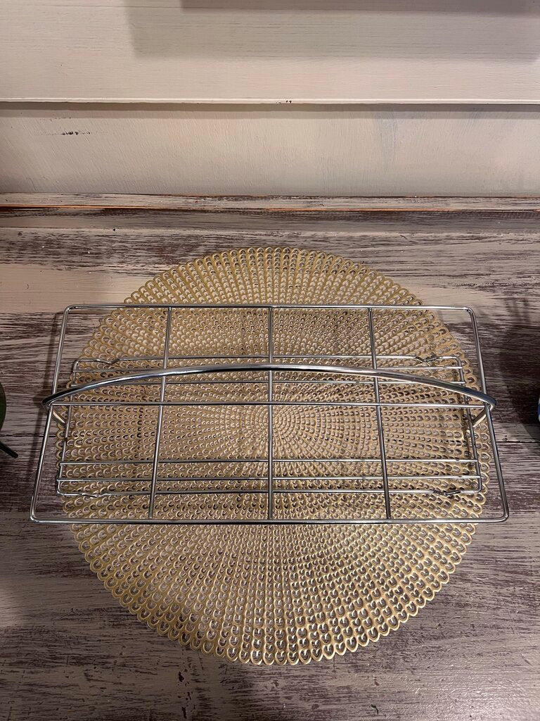 Vintage Mid-Century Atomic Starburst Glass Set With Holder