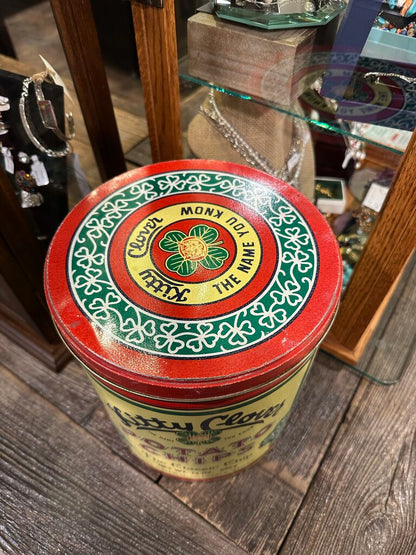 Vintage Kitty Clover Potato Chip Tin