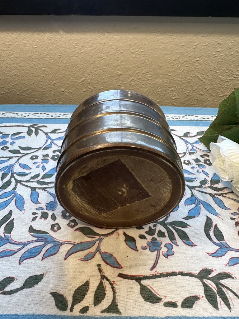 Brass Round Trinket Jar