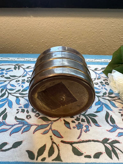 Brass Round Trinket Jar