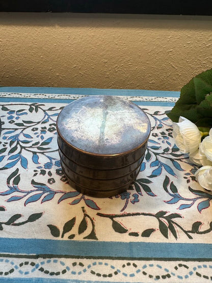 Brass Round Trinket Jar