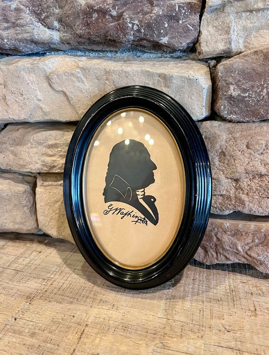 George Washington Silhouette Framed