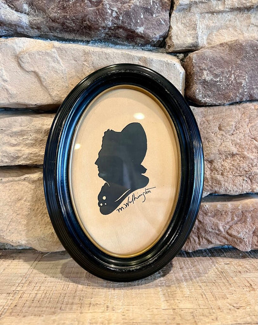 Martha Washington Silhouette Framed