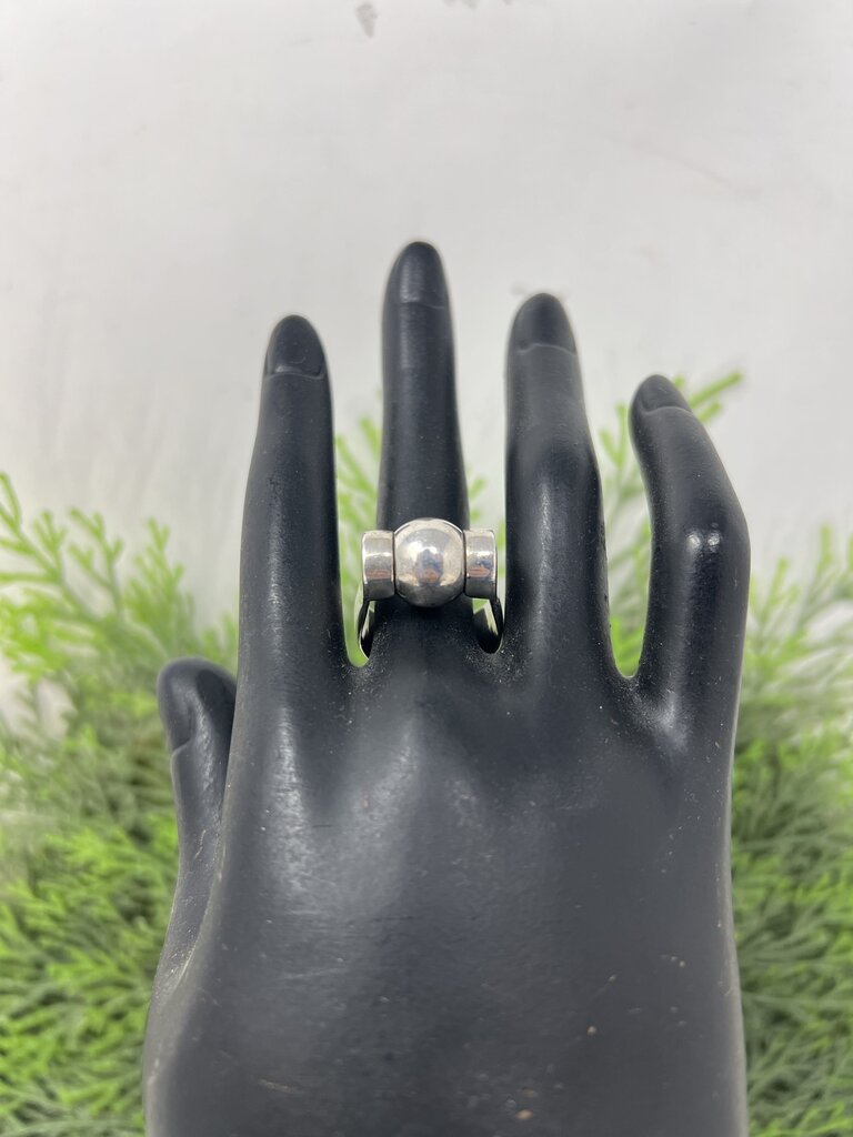 Sterling Silver Modernist Ball Ring