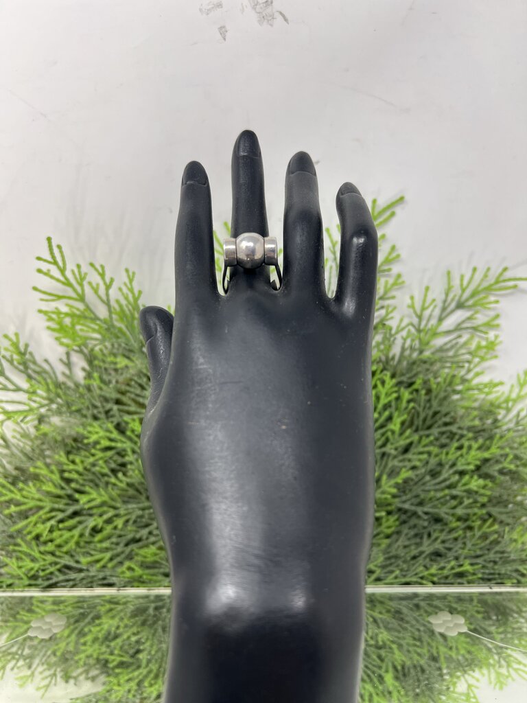 Sterling Silver Modernist Ball Ring