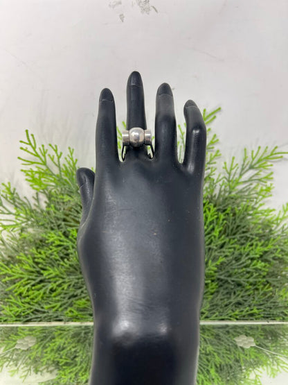 Sterling Silver Modernist Ball Ring