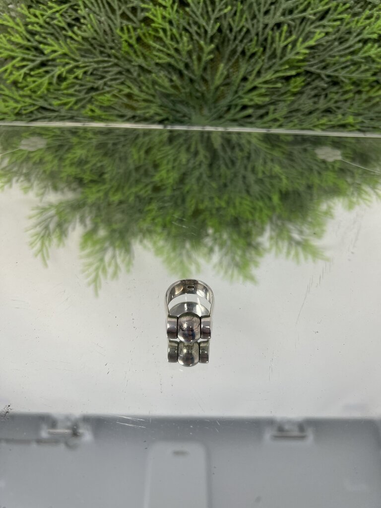 Sterling Silver Modernist Ball Ring