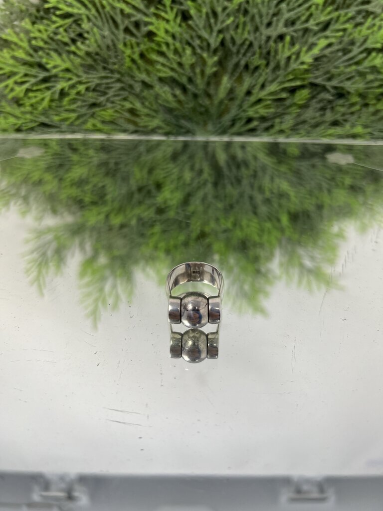 Sterling Silver Modernist Ball Ring