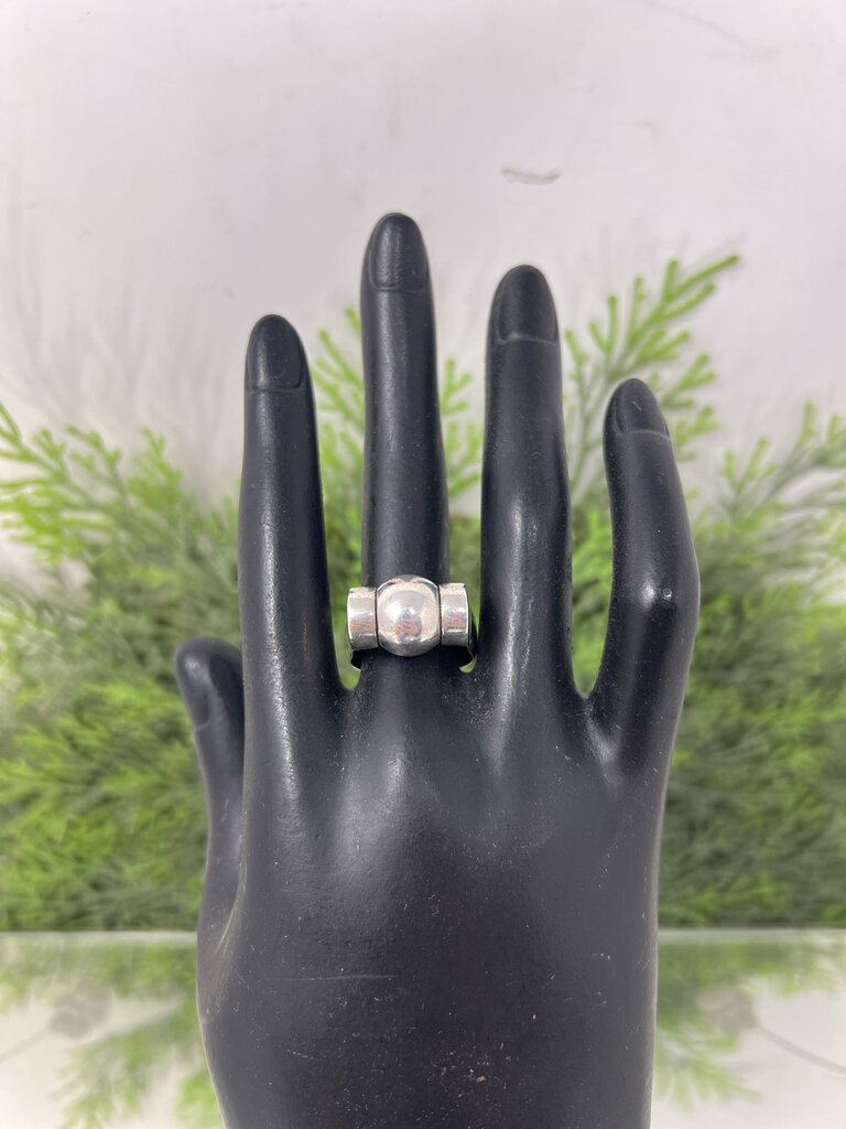 Sterling Silver Modernist Ball Ring