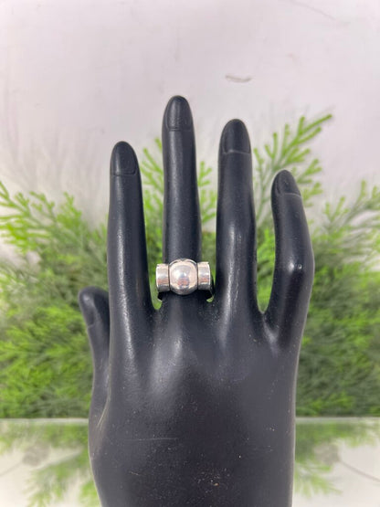 Sterling Silver Modernist Ball Ring