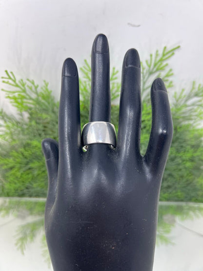 Silpada Sterling Silver Cigar Band Ring