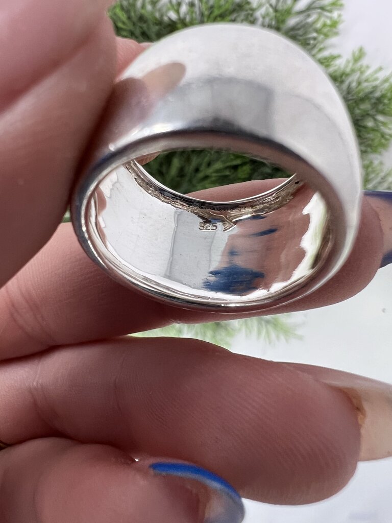 Silpada Sterling Silver Cigar Band Ring