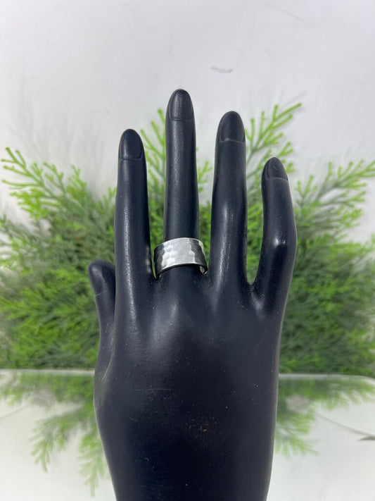 Sterling Silver Cigar Band Ring