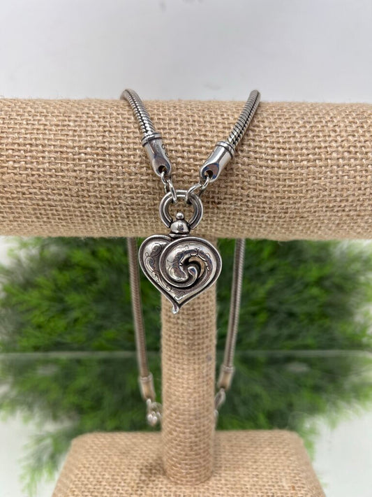 Brighton Necklace with Heart Pendant