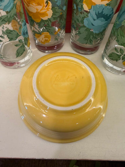 Collectible Fiestaware Pet Collection Ceramic Cat Bowl