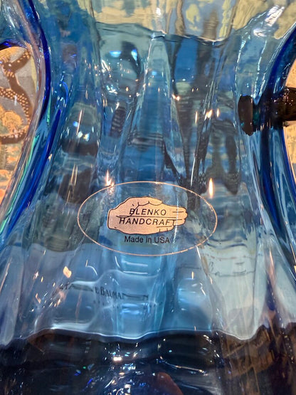 Blenko Pitcher Applied Handle