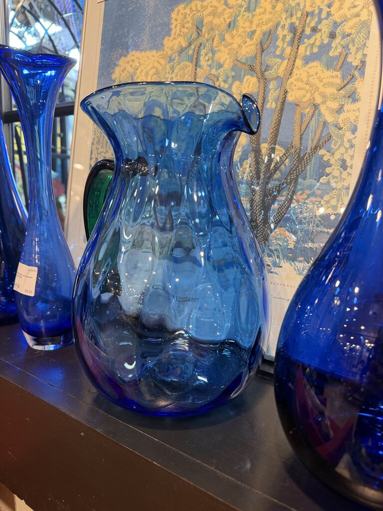 Blenko Pitcher Applied Handle