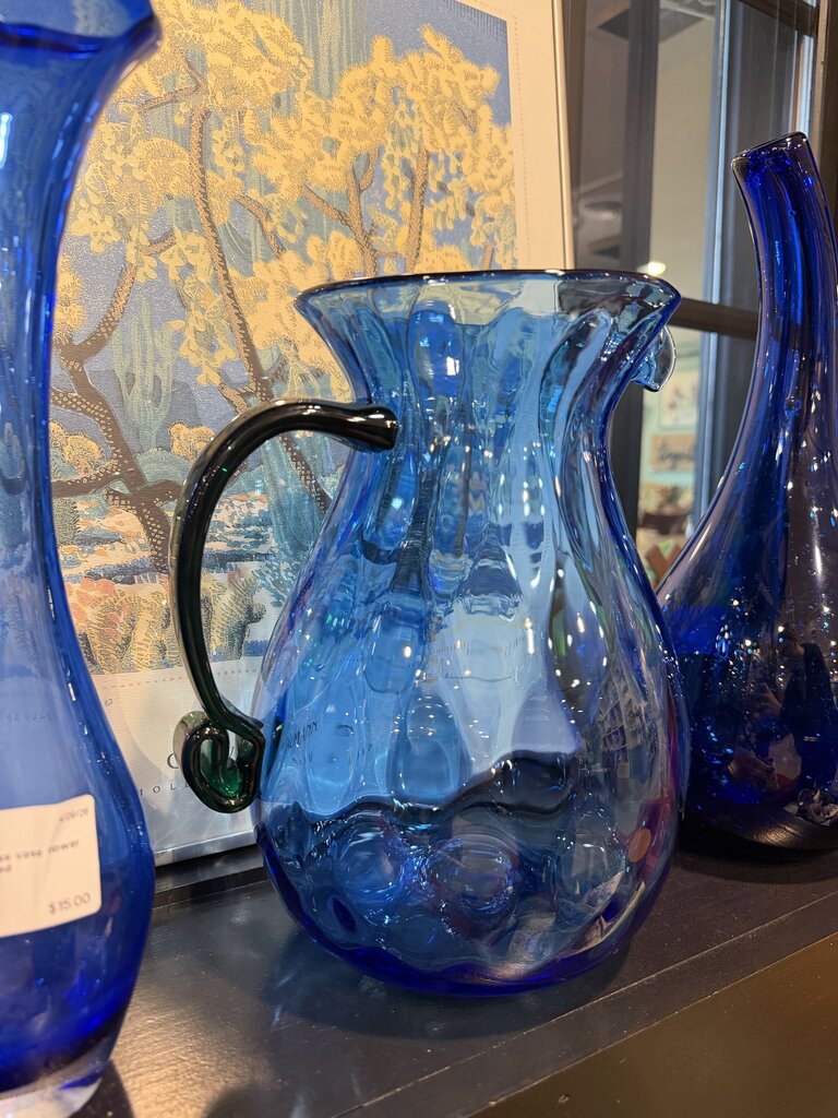 Blenko Pitcher Applied Handle