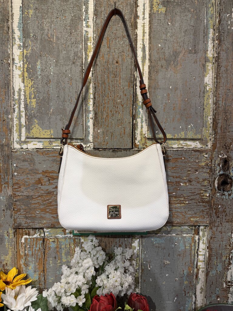 Dooney&Bourke White Leather Shoulder Bag
