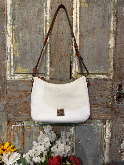 Dooney&Bourke White Leather Shoulder Bag