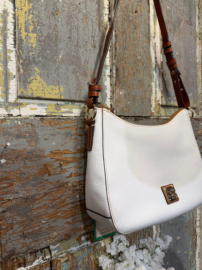 Dooney&Bourke White Leather Shoulder Bag
