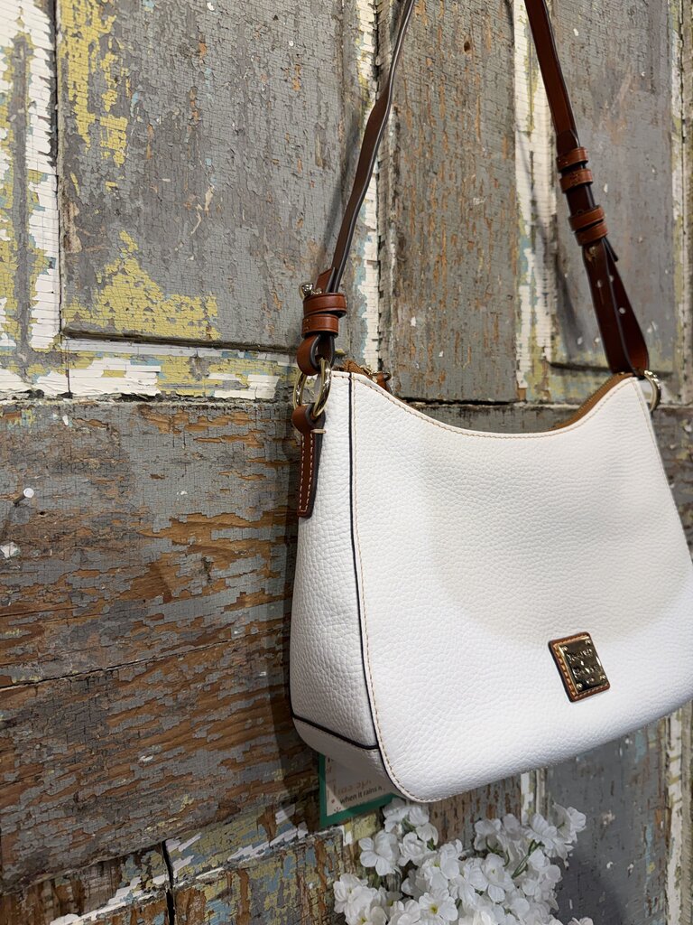 Dooney&Bourke White Leather Shoulder Bag