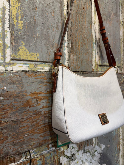 Dooney&Bourke White Leather Shoulder Bag