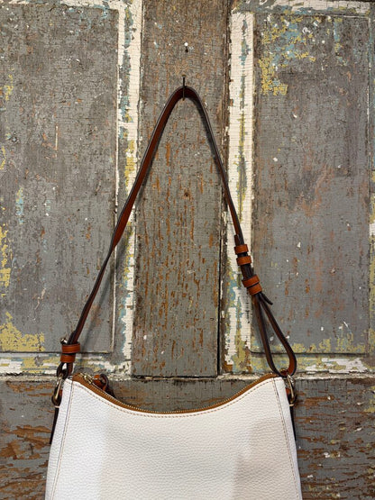 Dooney&Bourke White Leather Shoulder Bag