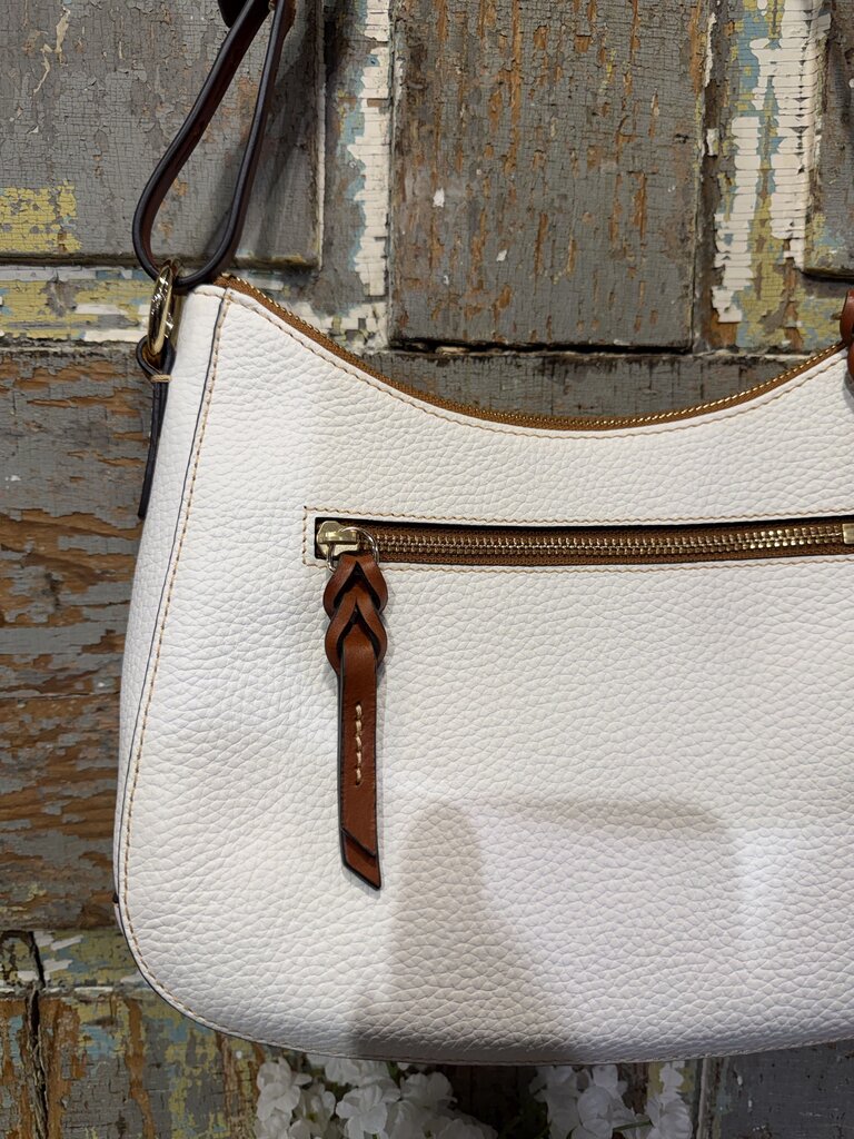 Dooney&Bourke White Leather Shoulder Bag