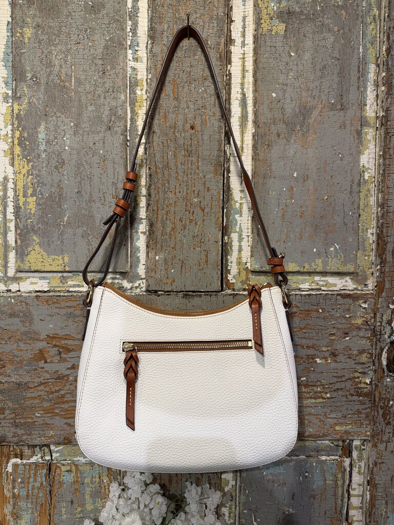 Dooney&Bourke White Leather Shoulder Bag