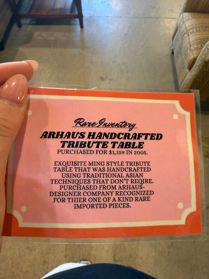 Arhaus Furniture One of a Kind Tribute Table