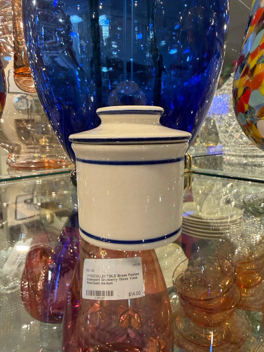 Glazed Stoneware Mini Butter Bell Crock