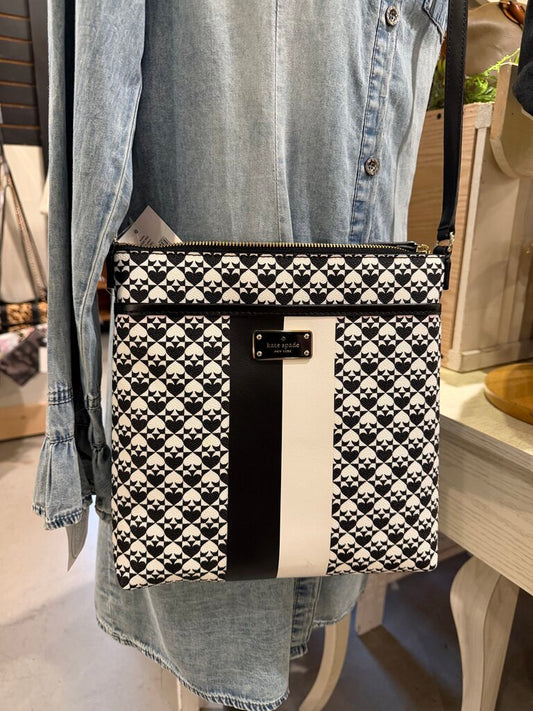 Kate Spade Black/White Crossbody (NEW)