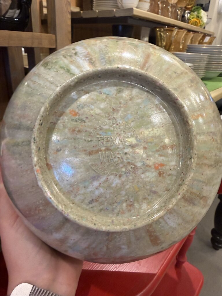 VTG Texas Ware Melamine Confetti Bowl