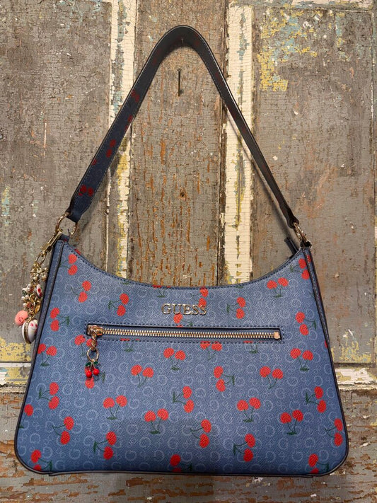 Guess Cherry Shoulder Handbag With Charms