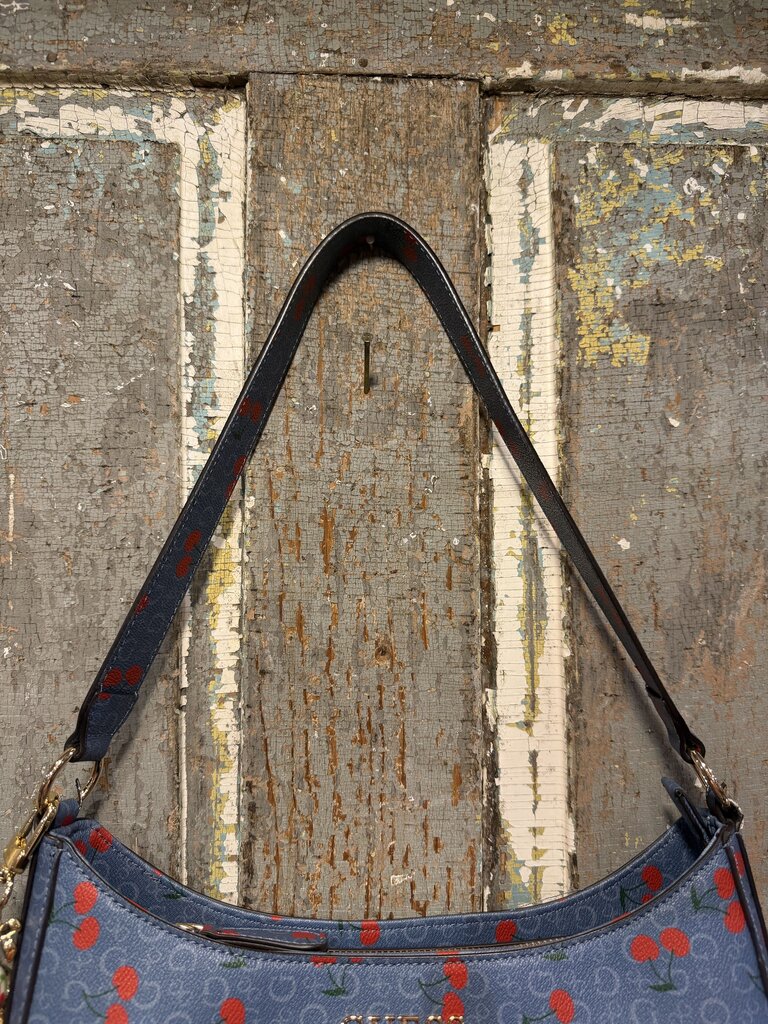 Guess Cherry Shoulder Handbag With Charms