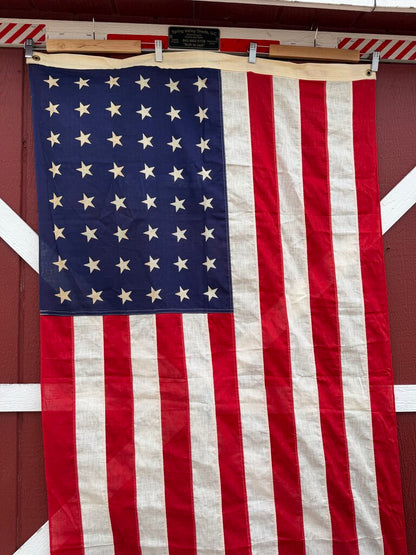 Vintage Med Stitched American Flag