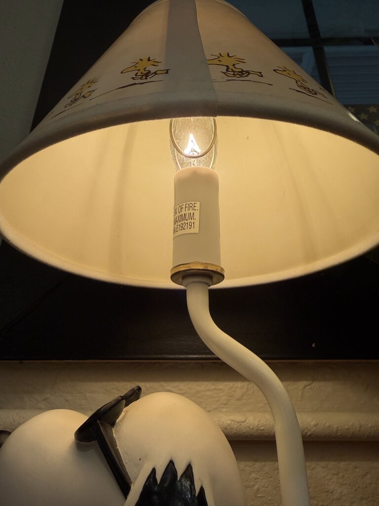 Westland Giftware Snoopy & Woodstock Table Lamp