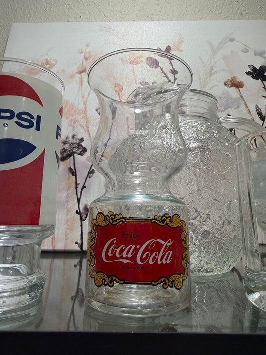 Vtg. Hurricane Coca-Cola Glass