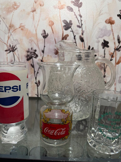 Vtg. Hurricane Coca-Cola Glass