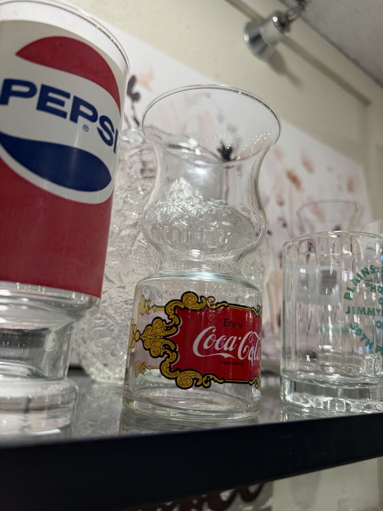 Vtg. Hurricane Coca-Cola Glass