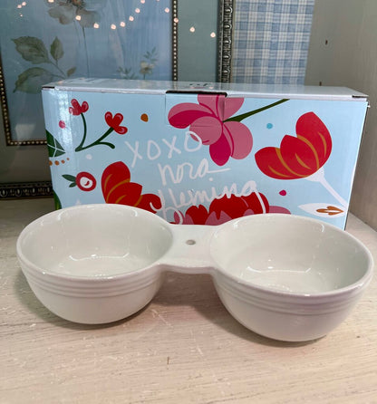 Nora Fleming Round Double Dish