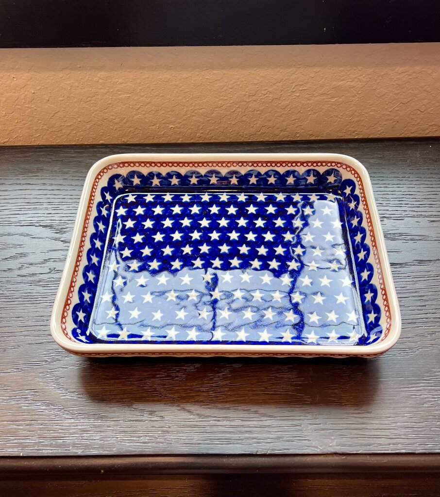 Polish Pottery Stars 9x11 Baking Dish