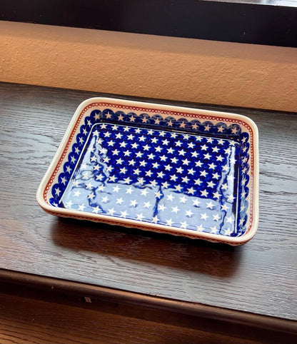 Polish Pottery Stars 9x11 Baking Dish